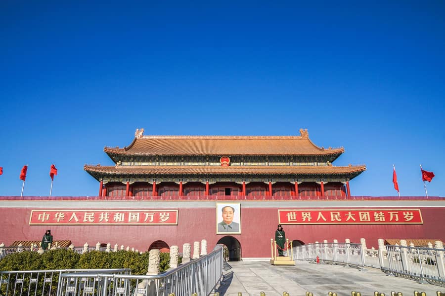  Dia Nacional de China Plaza de Tiananmen